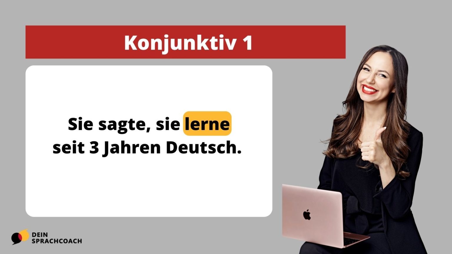 Den Konjunktiv 1 richtig bilden und verwenden! | DeinSprachcoach