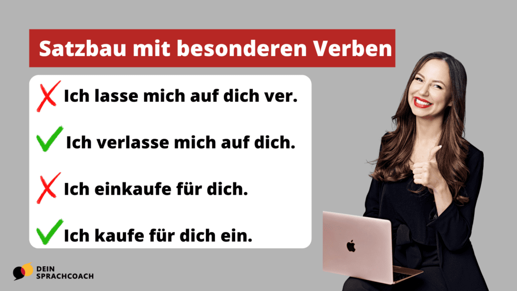 Satzbau mit trennbaren und untrennbaren Verben