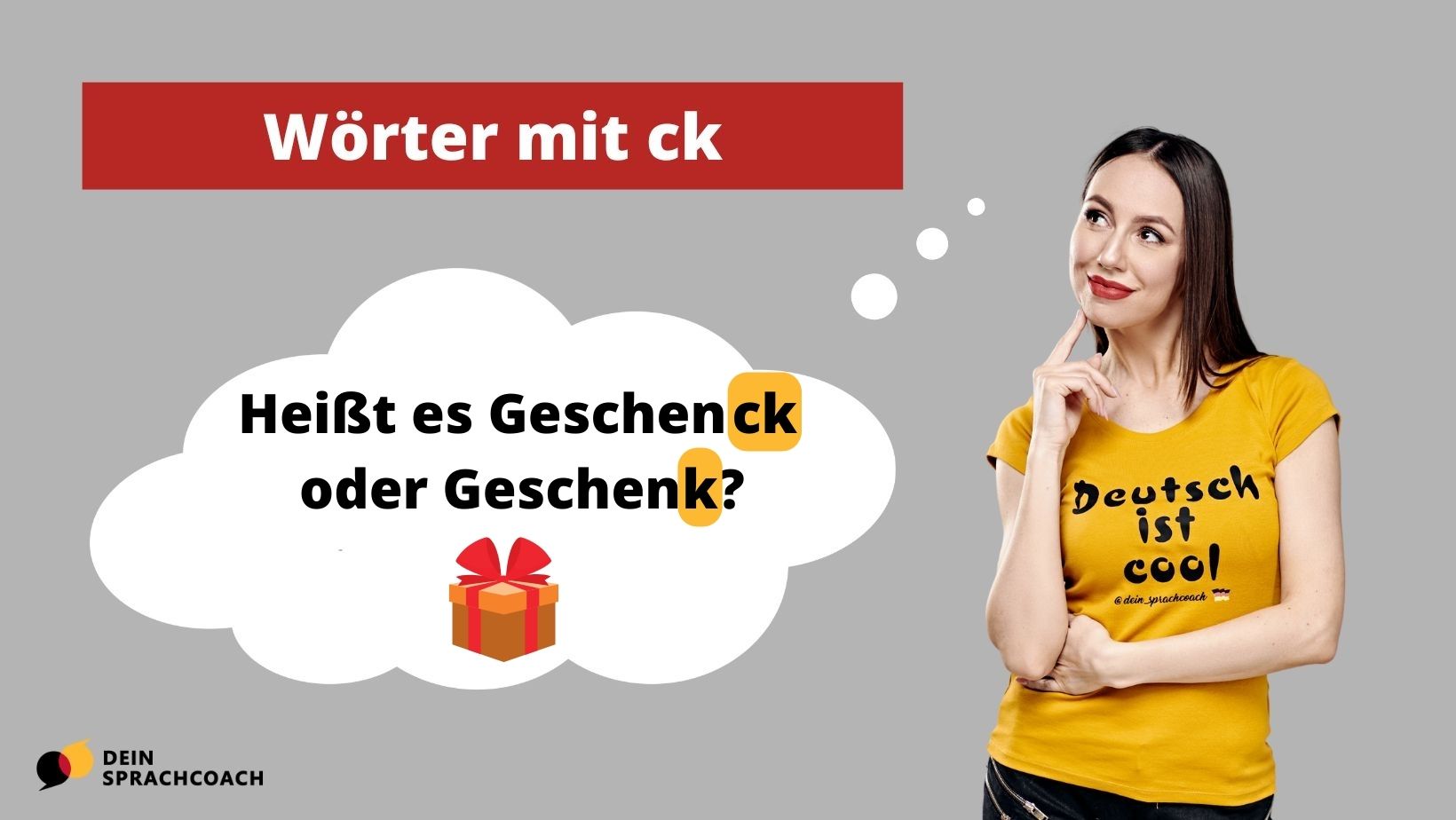 Wörter mit ck | DeinSprachcoach